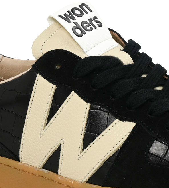 Sneakersy Wygodne Wonders AP-2002 Trend Negro Austral Negeo