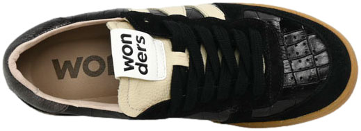 Sneakersy Wygodne Wonders AP-2002 Trend Negro Austral Negeo