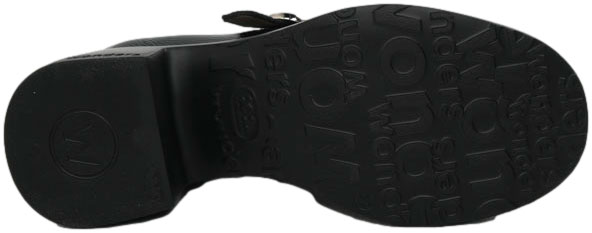 Czółenka Modne Wonders E-7122 Lak Negro Skóra Naturalna