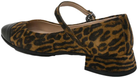 Czółenka Eleganckie  Wonders B-9710 Velvet Negro Skóra Naturalna