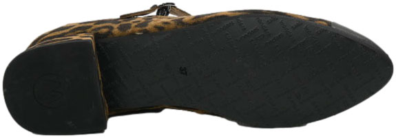 Czółenka Eleganckie  Wonders B-9710 Velvet Negro Skóra Naturalna