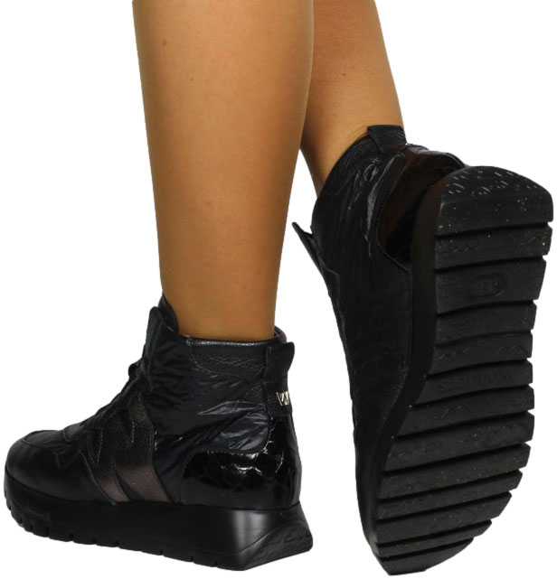 Botki Modne Wonders A-2493 Negro Plom 