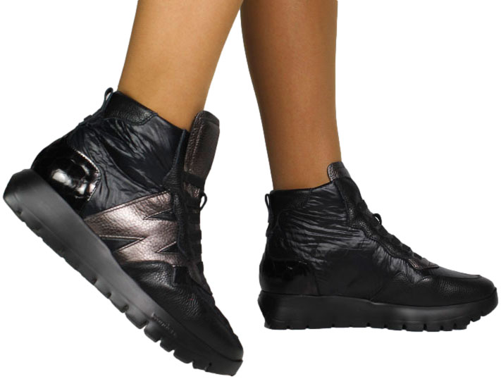 Botki Modne Wonders A-2493 Negro Plom 