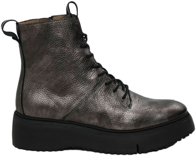 Trzewiki Wygodne Wonders A-9350 Elvin Plomo Skóra Naturalna