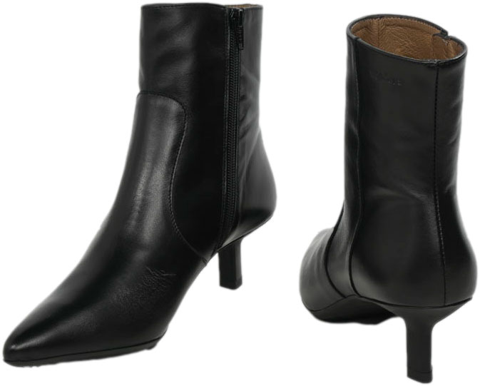 Botki Eleganckie Wonders G-7111 Iseo Negro Skóra Naturalna