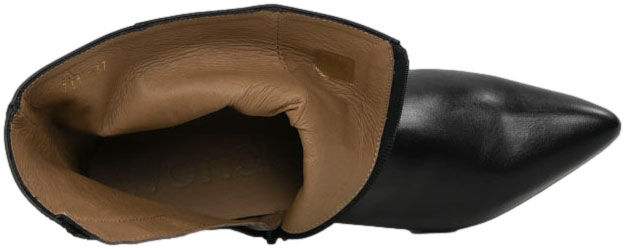 Botki Eleganckie Wonders G-7111 Iseo Negro Skóra Naturalna