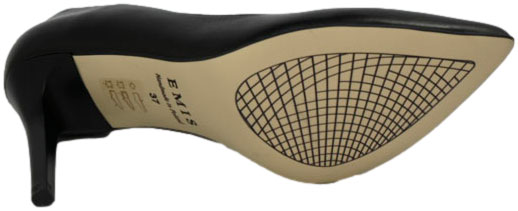 Szpilki Eleganckie Emis SK8505/010 Czarny Skóra Naturalna 