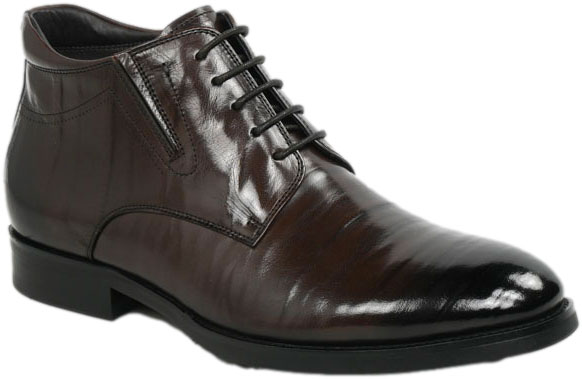 Trzewiki Eleganckie John Doubare H35B-51-132 Coffee Skóra naturalna