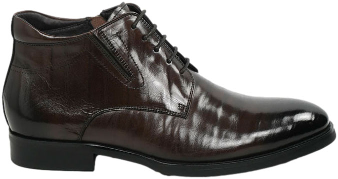 Trzewiki Eleganckie John Doubare H35B-51-132 Coffee Skóra naturalna