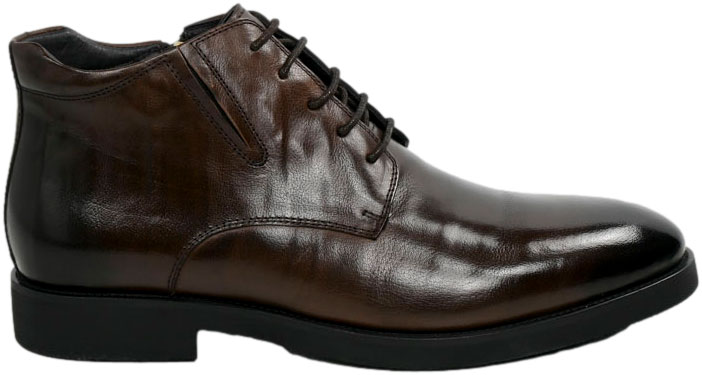 Trzewiki Eleganckie John Doubare 2025X-51-A156R Brown Skóra naturalna
