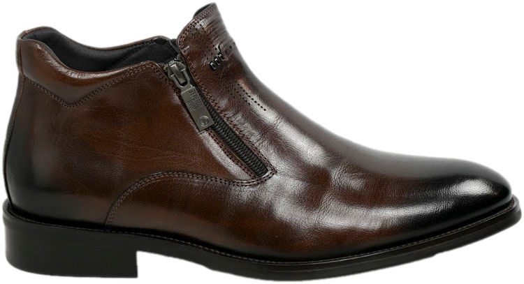 Trzewiki Eleganckie John Doubare H13C-C26-A77 Coffee Skóra naturalna