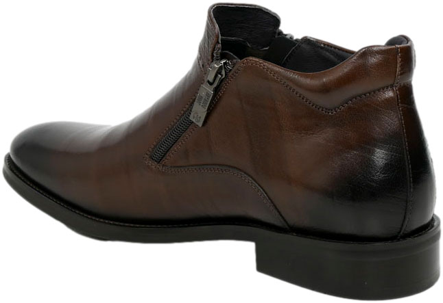 Trzewiki Eleganckie John Doubare H13C-C26-A77 Coffee Skóra naturalna