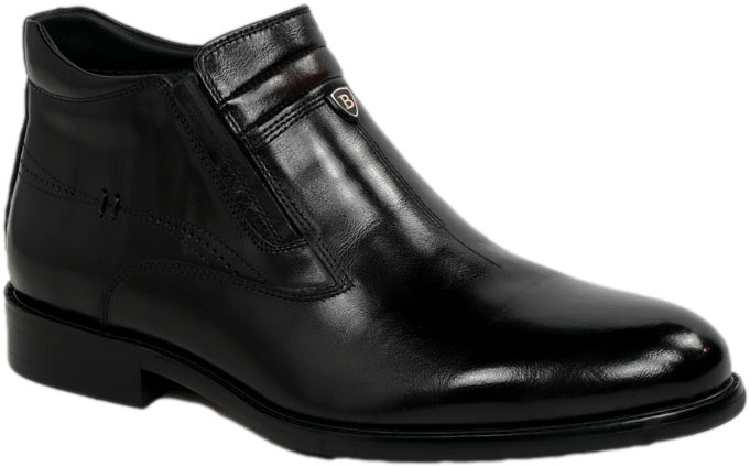 Trzewiki Eleganckie John Doubare YGFR-Z106-305-1 Black Skóra naturalna