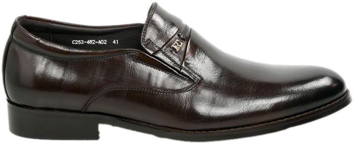 Mokasyny Stylowe John Doubare C253-482-A02 Brown Skóra Naturalna 