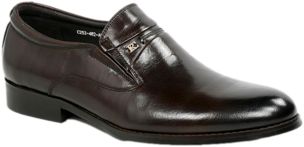 Mokasyny Stylowe John Doubare C253-482-A02 Brown Skóra Naturalna 