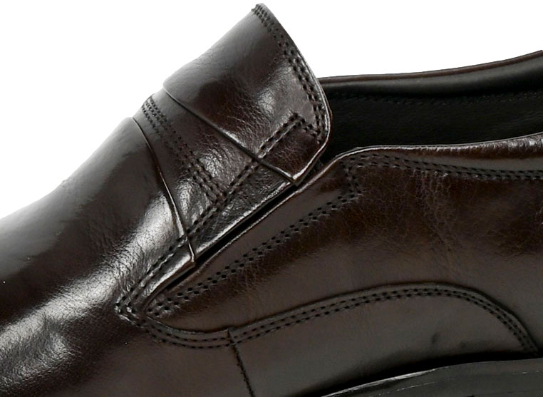 Mokasyny Stylowe John Doubare C253-482-A02 Brown Skóra Naturalna 