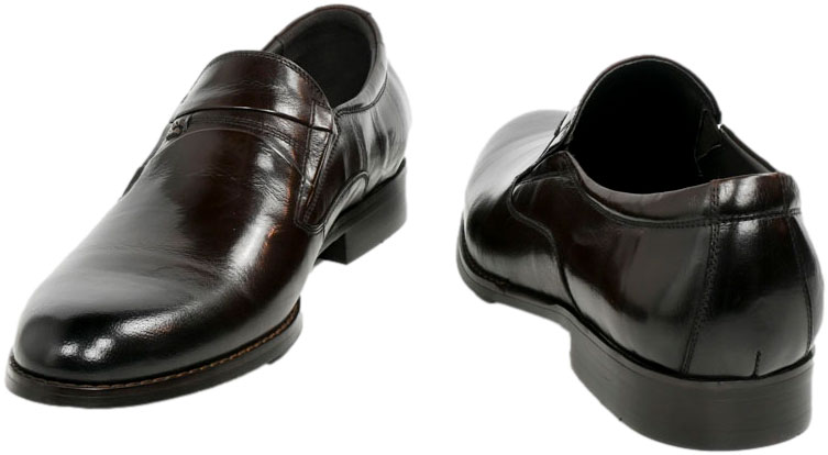Mokasyny Stylowe John Doubare C253-482-A02 Brown Skóra Naturalna 