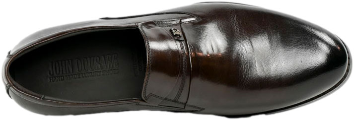 Mokasyny Stylowe John Doubare C253-482-A02 Brown Skóra Naturalna 