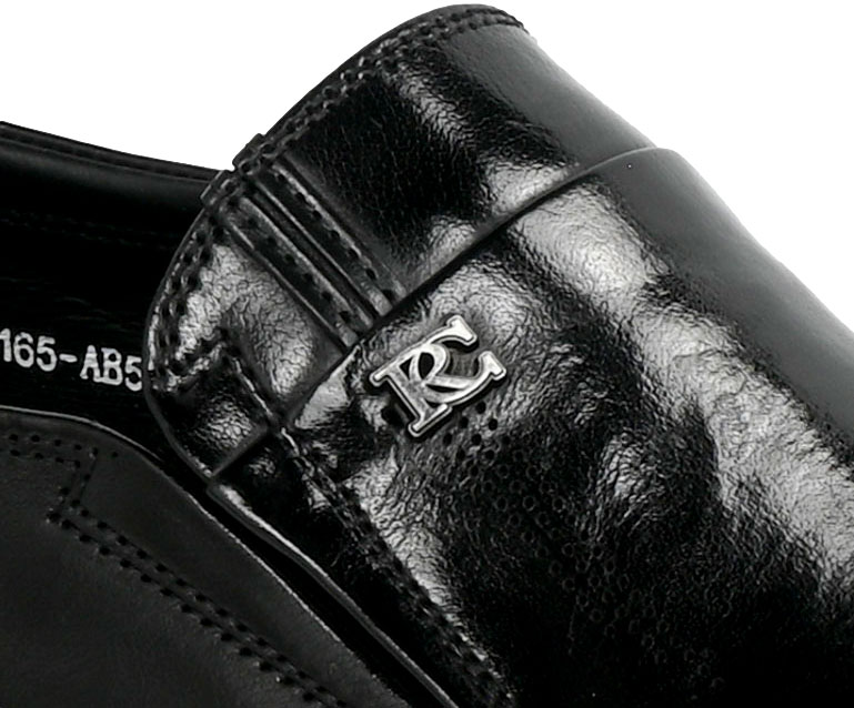 Mokasyny Stylowe John Doubare T45-165-AB55 Black Skóra Naturalna 