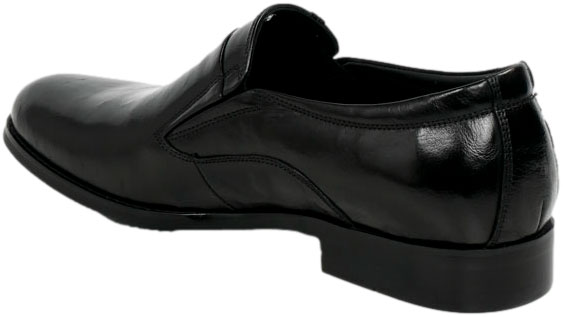 Mokasyny Stylowe John Doubare T45-165-AB55 Black Skóra Naturalna 
