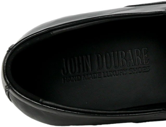 Mokasyny Stylowe John Doubare T45-165-AB55 Black Skóra Naturalna 