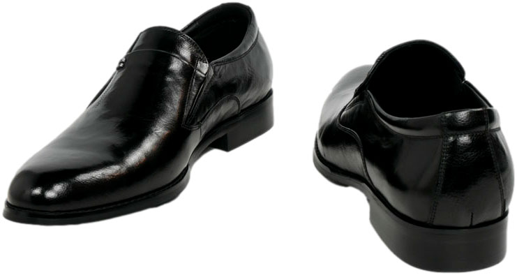 Mokasyny Stylowe John Doubare T45-165-AB55 Black Skóra Naturalna 