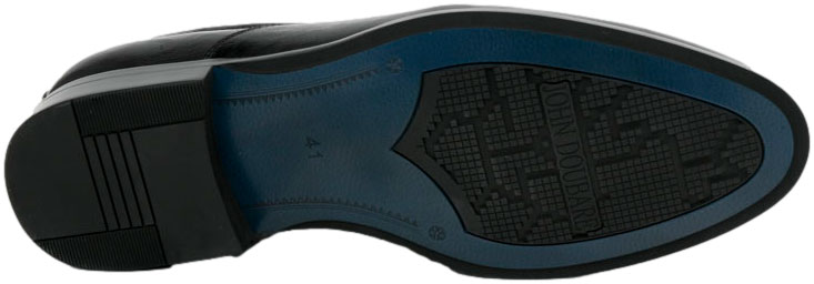 Mokasyny Stylowe John Doubare T45-165-AB55 Black Skóra Naturalna 
