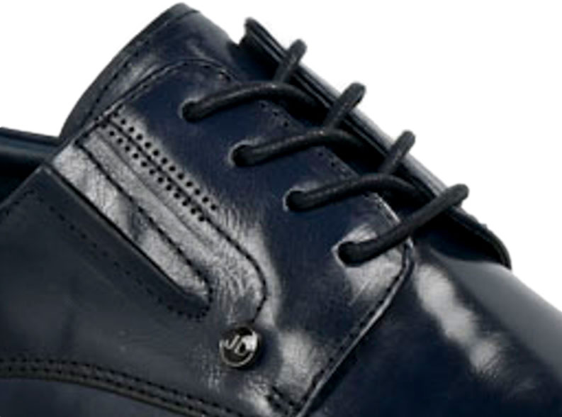 Półbuty Eleganckie John Doubare QA526-C6-C104 Blue Skóra Naturalna