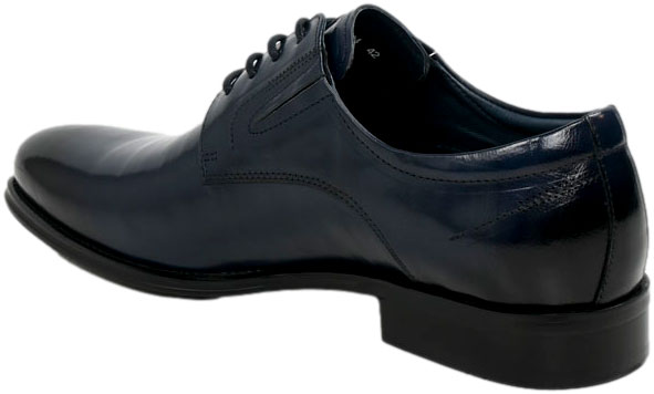 Półbuty Eleganckie John Doubare QA526-C6-C104 Blue Skóra Naturalna