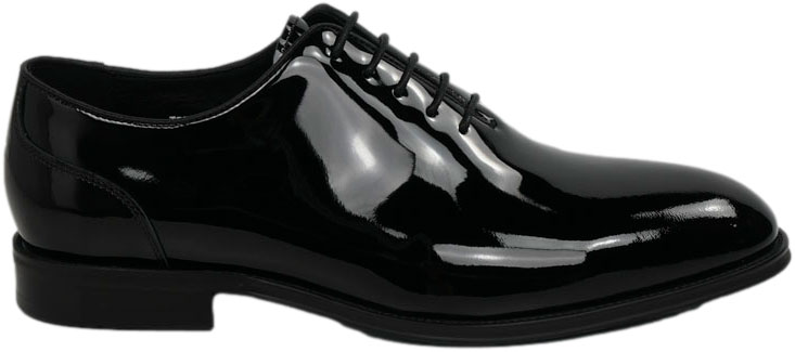 Półbuty Eleganckie John Doubare T256-242-A126 Black Skóra Naturalna