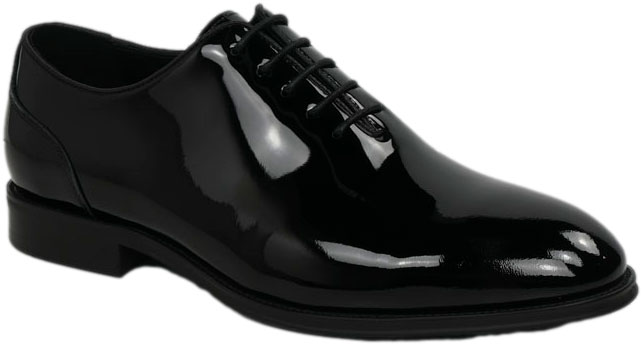 Półbuty Eleganckie John Doubare T256-242-A126 Black Skóra Naturalna
