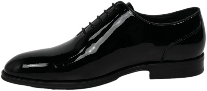 Półbuty Eleganckie John Doubare T256-242-A126 Black Skóra Naturalna