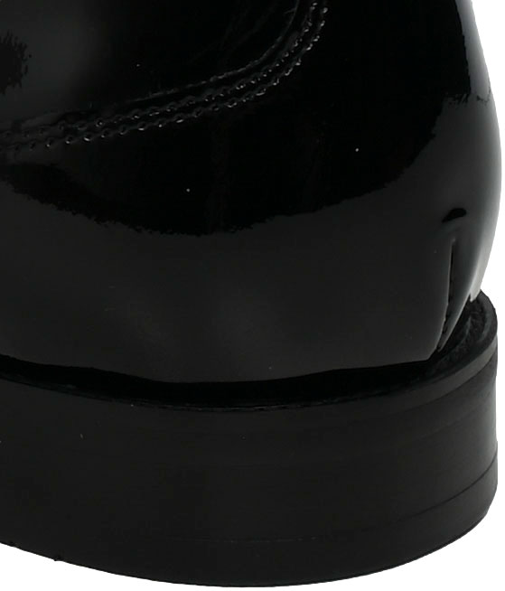 Półbuty Eleganckie John Doubare T256-242-A126 Black Skóra Naturalna