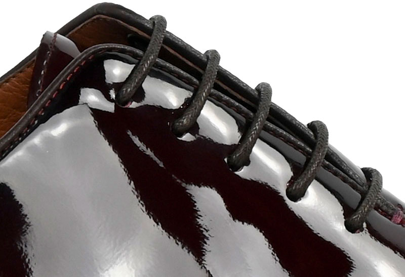 Półbuty Eleganckie John Doubare T256-242-A407 Wine Skóra Naturalna