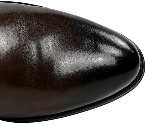 Półbuty Eleganckie John Doubare QA526-C6-A77 Coffee Skóra Naturalna