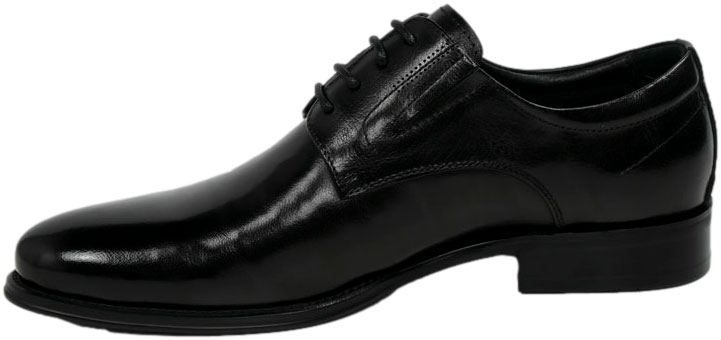 Półbuty Eleganckie John Doubare QA526-C6-A78 Black Skóra Naturalna
