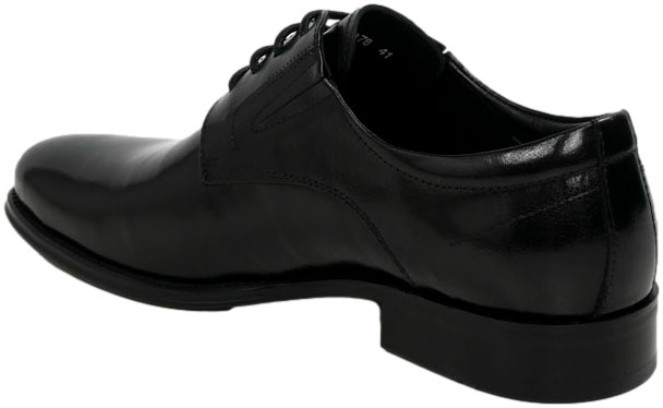 Półbuty Eleganckie John Doubare QA526-C6-A78 Black Skóra Naturalna