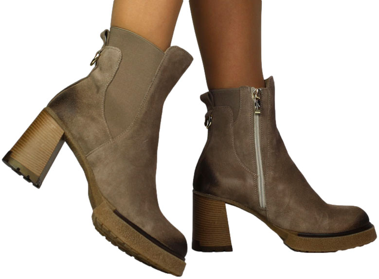 Botki Wygodne Lemar 60440 W.Fango Skóra Naturalna