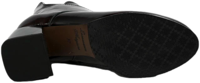 Botki Eleganckie Lemar 60560 Naplak Bordo cn Skóra Naturalna