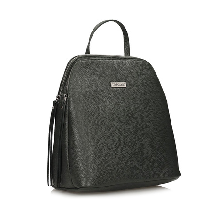 Plecak Toscanio E52 Zieleń D14 Skóra Naturalna