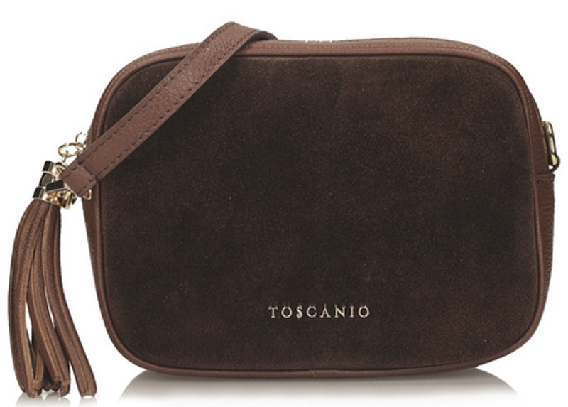 Torebka Toscanio G88 Brąz D21 Skóra Naturalna