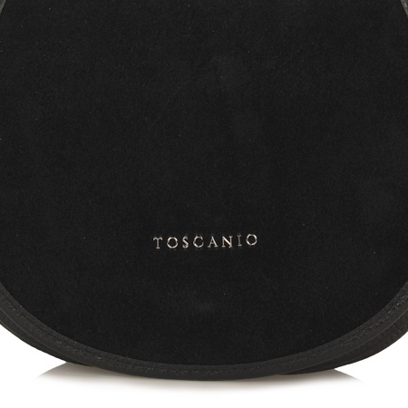 Torebka Toscanio G115 Czarny Skóra Naturalna 