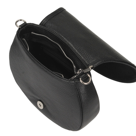 Torebka Toscanio G115 Czarny Skóra Naturalna 