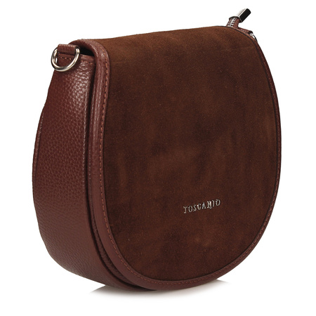 Torebka Toscanio G115 C.Brąz D23 Skóra Naturalna 