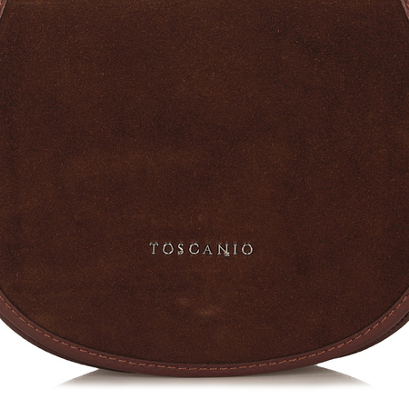 Torebka Toscanio G115 C.Brąz D23 Skóra Naturalna 