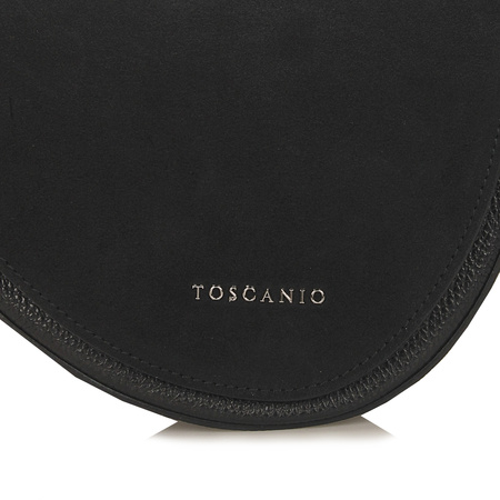 Torebka Toscanio G87 Czarny Skóra Naturalna