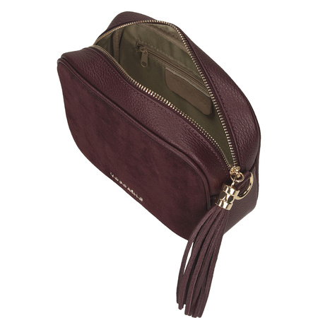 Torebka Toscanio G88 Bordo D54 Skóra Naturalna