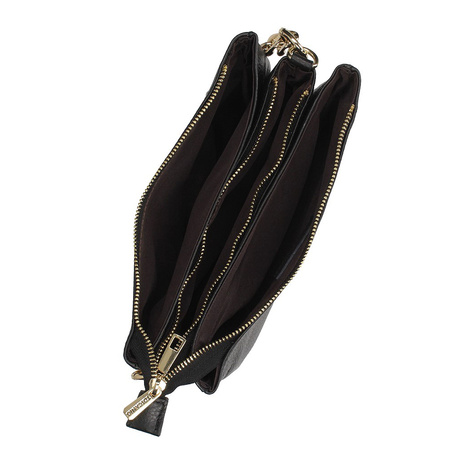 Torebka Toscanio E128 Czarny Skóra Naturalna