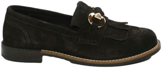 Mokasyny Eleganckie Venezia V473-01547-02 Brąz Skóra Naturalna