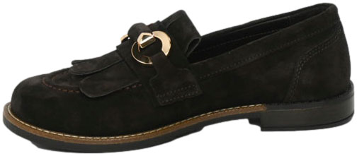 Mokasyny Eleganckie Venezia V473-01547-02 Brąz Skóra Naturalna